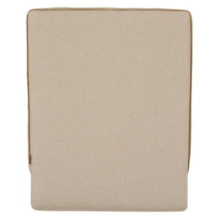 Sillón de jardín giratorio ALLURE Beige / Caoba Aluminio tratado con epoxi, Poliéster