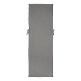 Cojín de tumbona SOLFIA Gris pizarra 190 x 60 cm - Poliéster Gris ardoise