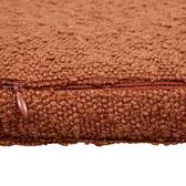 Cojín para silla SOLFIA Caoba 40 x 40 cm - Poliéster Marrón Caoba