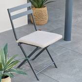 Cojín para silla SOLFIA Trigo 40 x 40 cm - Poliéster Trigo