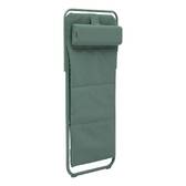 Tumbona plegable apilable de jardín MIRAEL Verde laurel NULL Laurel