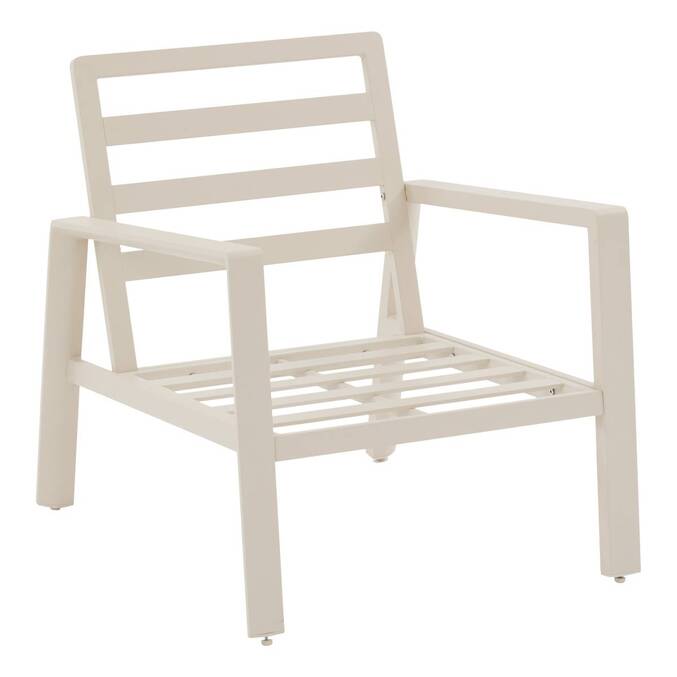 Sillón de jardín LUZANE Arcilla Aluminio tratado con epoxi, Poliéster reciclado3704