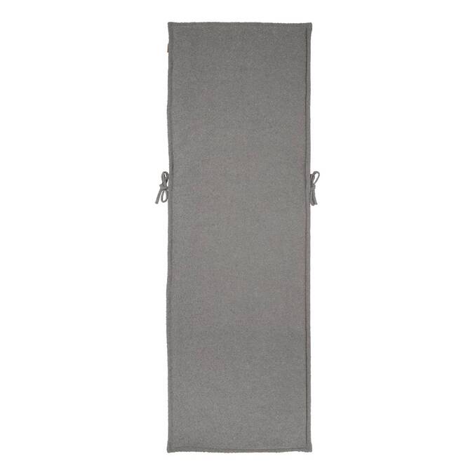 Cojín de tumbona SOLFIA Gris pizarra 190 x 60 cm - Poliéster3888