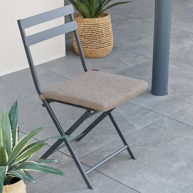 Cojín para silla SOLFIA Café 40 x 40 cm - Poliéster3443