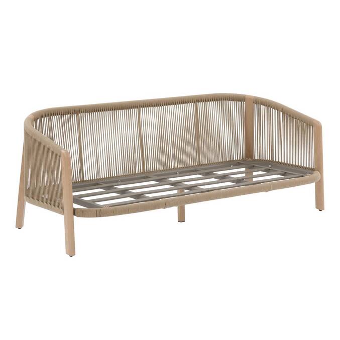 Conjunto de jardín NELORA Beige 5 plazas - Aluminio tratado con epoxi, Olefina13