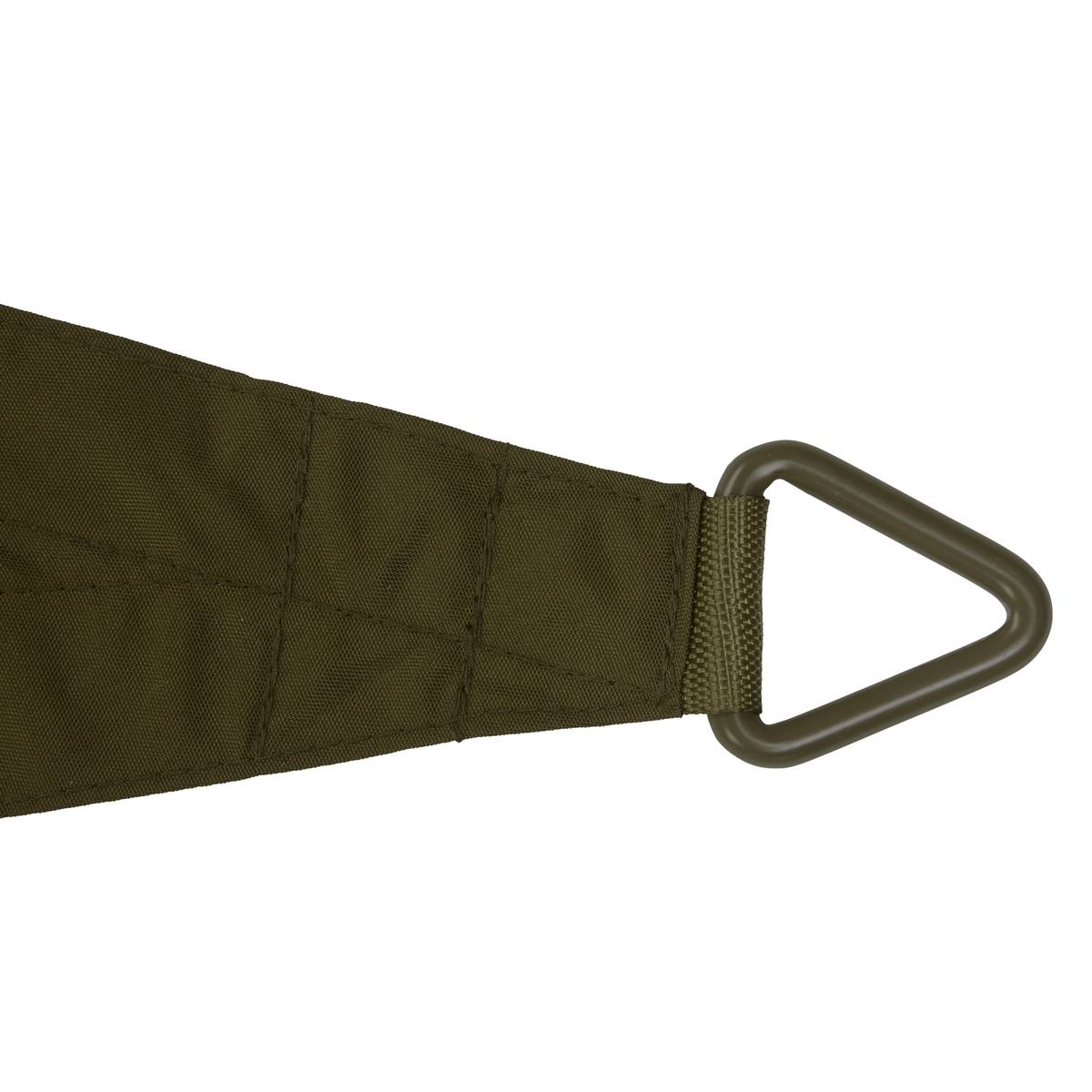 Vela de sombra triangular ELYORA Verde laurel 4 x 4 m - Poliéster Laurel