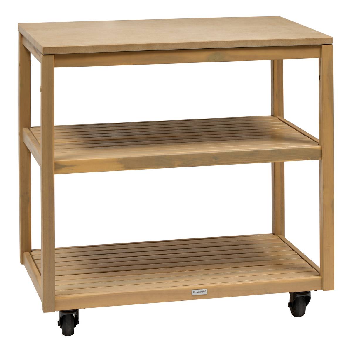 Módulo para cocina de verano LODGIA Beige 87 x 86 x 50 cm - Acero, Aluminio, Acacia certificada FSC® Acacia