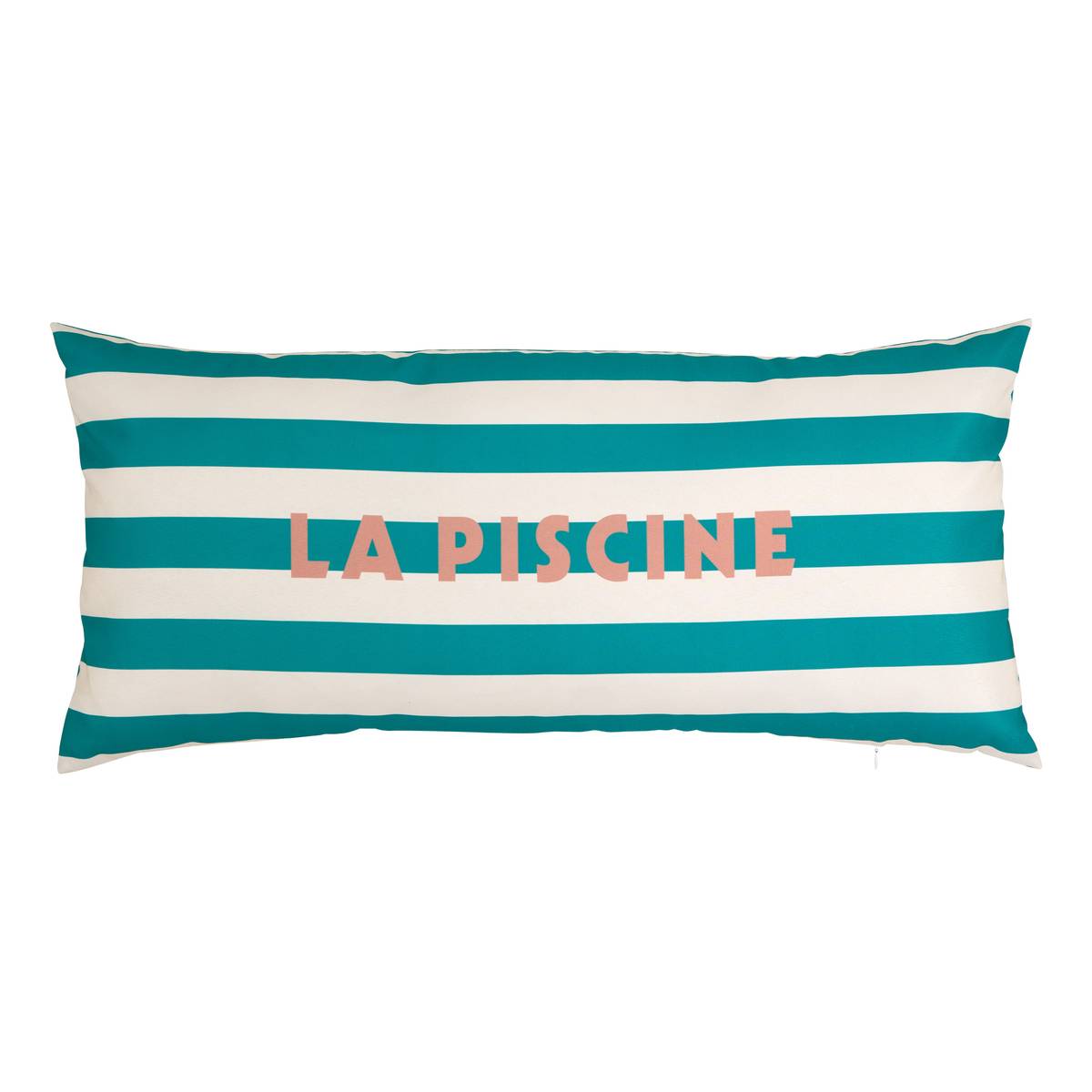 Cojín de exterior rectangular POOLSIDE Verde 75 x 35 cm - Poliéster Verde