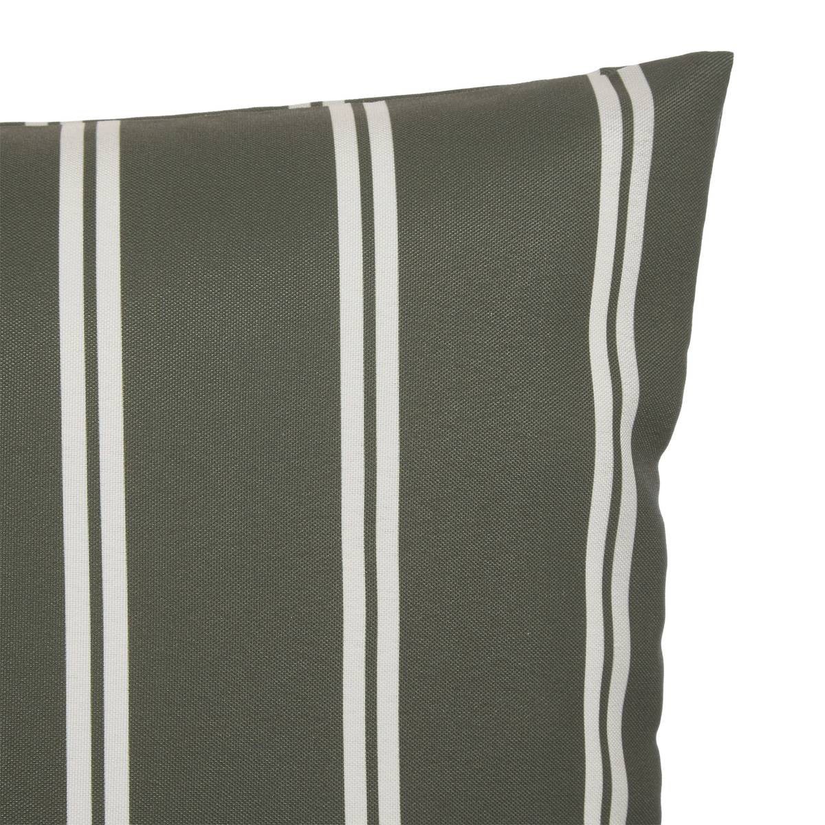 Funda de cojín de exterior rectangular TILEO Verde oscuro 50 x 30 cm - Poliéster Verde oscuro
