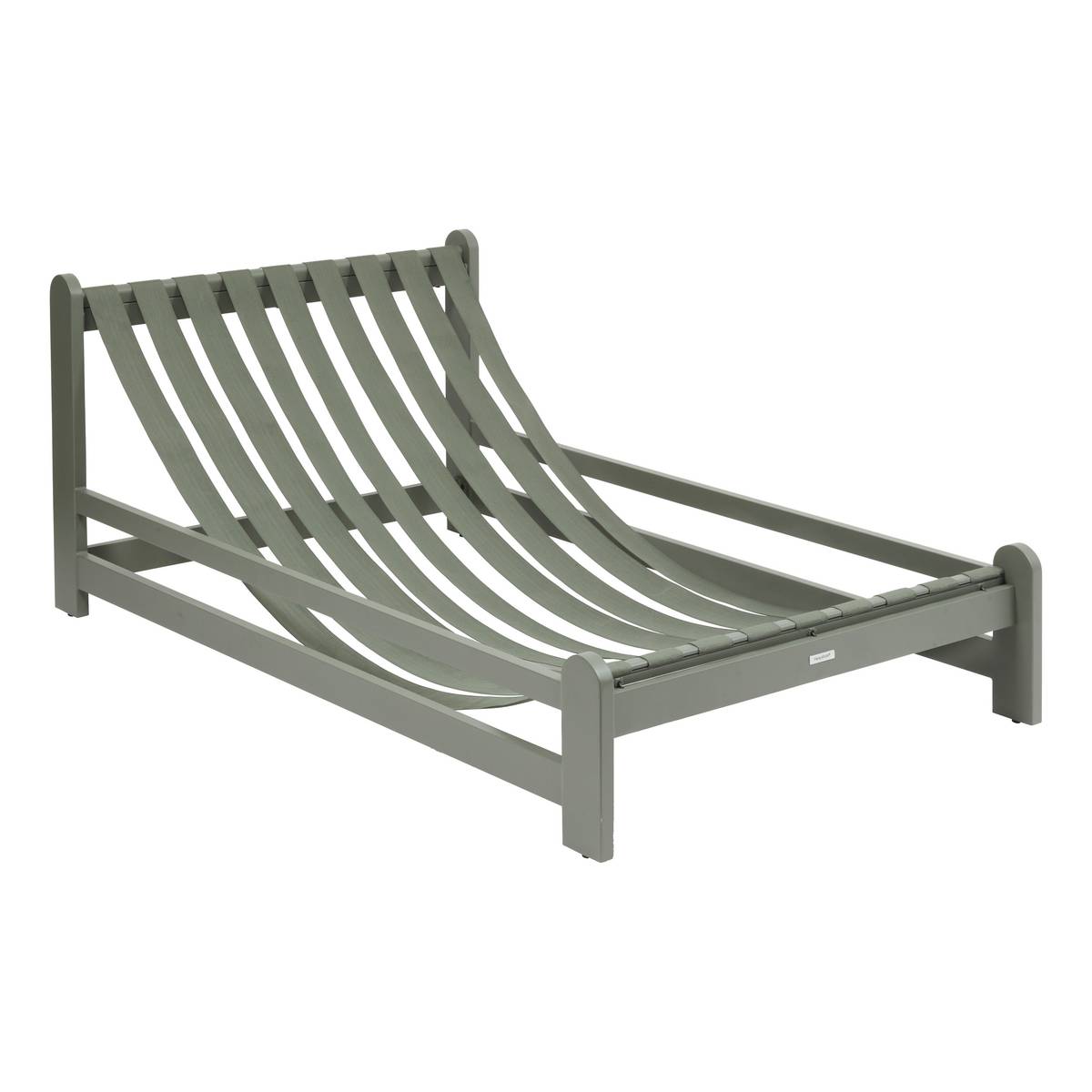 Cama de piscina MOREAL Verde laurel Aluminio, Poliéster Laurel