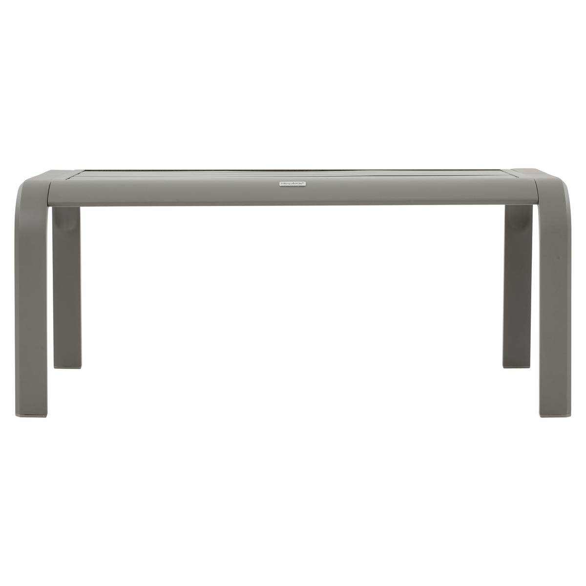 Conjunto de jardín PIAZZA Café 4 plazas - Aluminio tratado con epoxi, Texaline Café