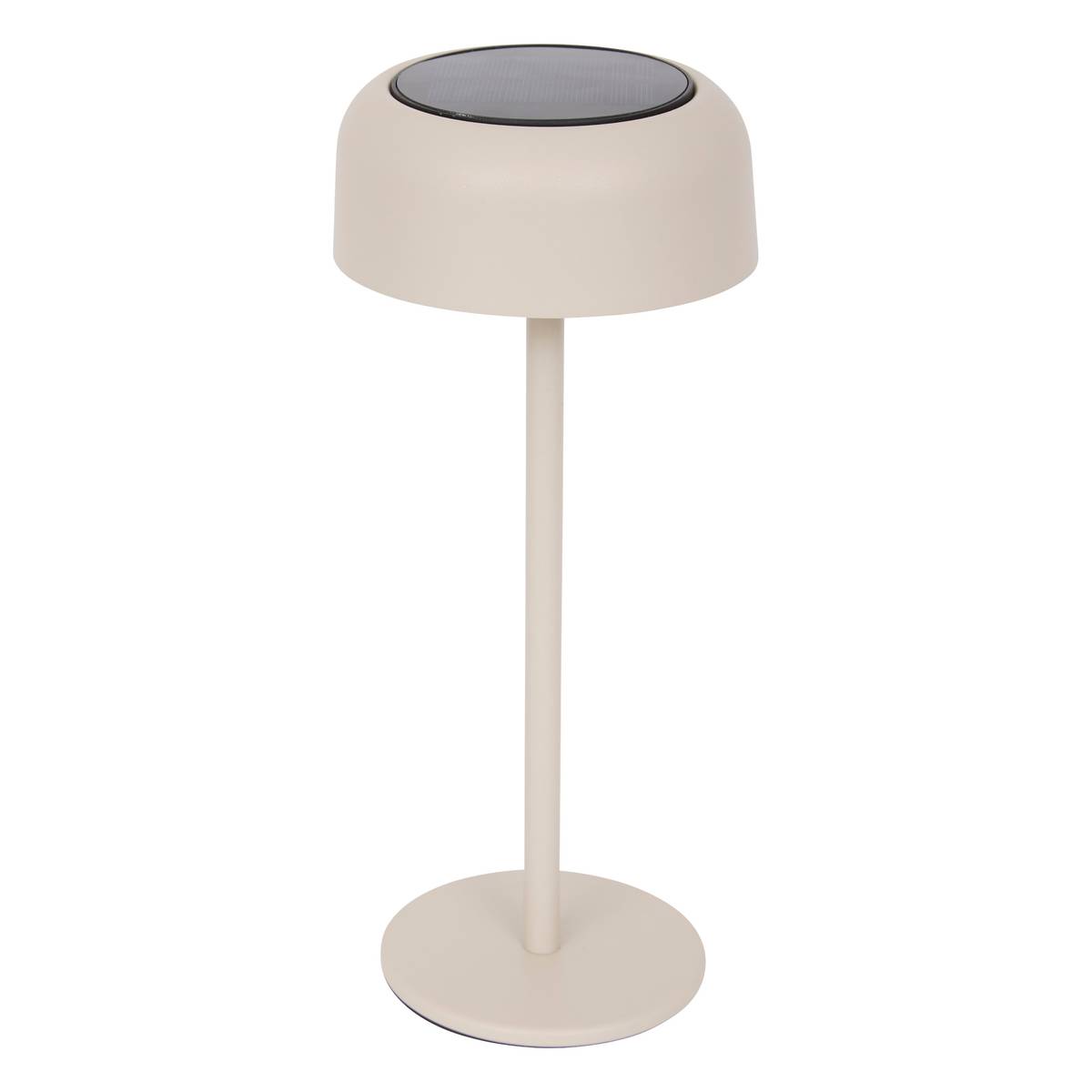 Lámpara solar BOLTY Grafito H.30 cm - Aluminio Arcilla
