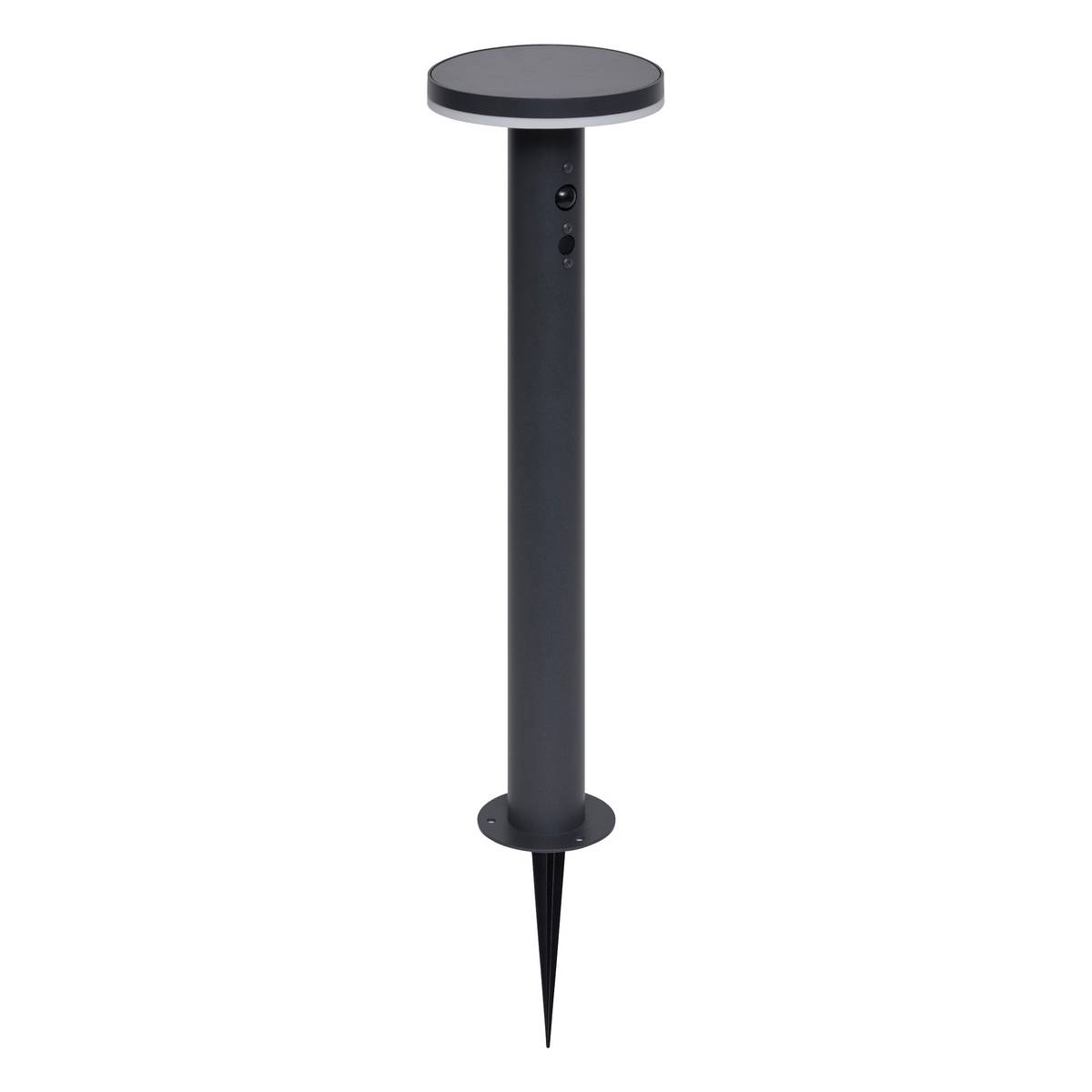Bolardo solar exterior DETEKT Grafito D.15,5 cm - Aluminio Grafito