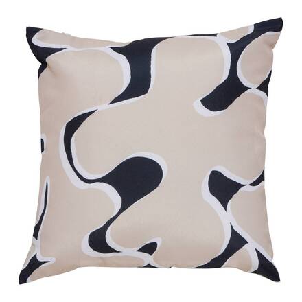 Funda de cojín de exterior cuadrada NOLAN Beige 40 x 40 cm - Poliéster