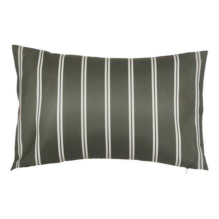 Funda de cojín de exterior rectangular TILEO Verde oscuro 50 x 30 cm - Poliéster