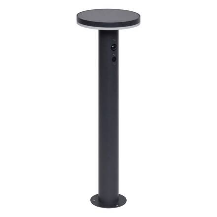 Bolardo solar exterior DETEKT Grafito D.15,5 cm - Aluminio