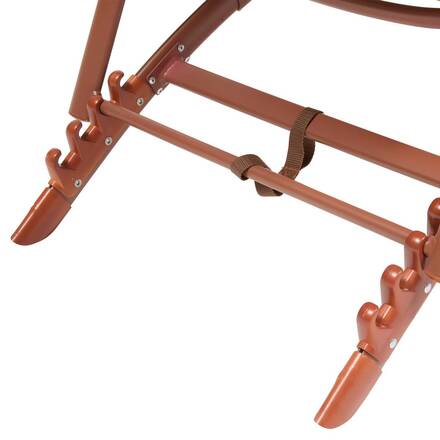 Tumbona SAMBA Caoba 4 posiciones - Aluminio tratado con epoxi, Texaline