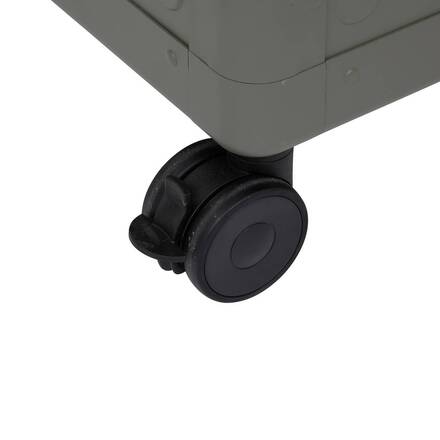 Baúl de almacenamiento EDENIO Verde laurel 510 L - Acero tratado con epoxi, Aluminio tratado con epoxi