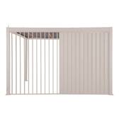 Persiana vertical EVORA Arcilla Para EVORA Lado 3 m - 2,7 x 2,3 m - Aluminio con tratamiento epoxi Arcilla