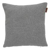 Cojín decorativo SOLFIA Gris pizarra 45 x 45 cm - Poliéster Gris ardoise