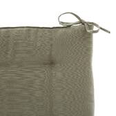 Cojín para silla KORAÏ Verde laurel 40 x 40 cm - Poliéster Laurel
