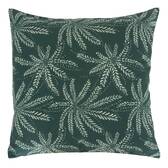 Cojín de exterior cuadrado THE PALM RESORT Verde 55 x 55 cm - Poliéster reciclado Verde