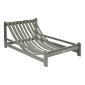 Cama de piscina MOREAL Verde laurel Aluminio, Poliéster Laurel