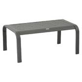 Conjunto de jardín PIAZZA Grafito 4 plazas - Aluminio tratado con epoxi, Texaline Grafito