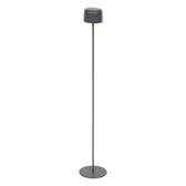 Lámpara de pie solar BOLTY Grafito D. 21 cm - Aluminio Grafito