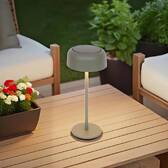 Lámpara solar BOLTY Grafito H.30 cm - Aluminio Laurel