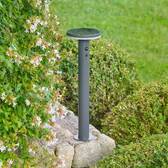 Bolardo solar exterior DETEKT Grafito D.15,5 cm - Aluminio Grafito
