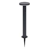Bolardo solar exterior DETEKT Grafito D.15,5 cm - Aluminio Grafito