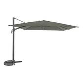 Parasol lateral cuadrado inclinable MELHIA Verde laurel 3 x 3 m - Aluminio, Acero, Olefina Laurel