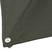 Parasol lateral cuadrado inclinable MELHIA Verde laurel 3 x 3 m - Aluminio, Acero, Olefina Laurel