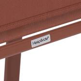 Silla de jardín con reposabrazos ESSENTIA Caoba Aluminio tratado con epoxi, Texaline Marrón Caoba