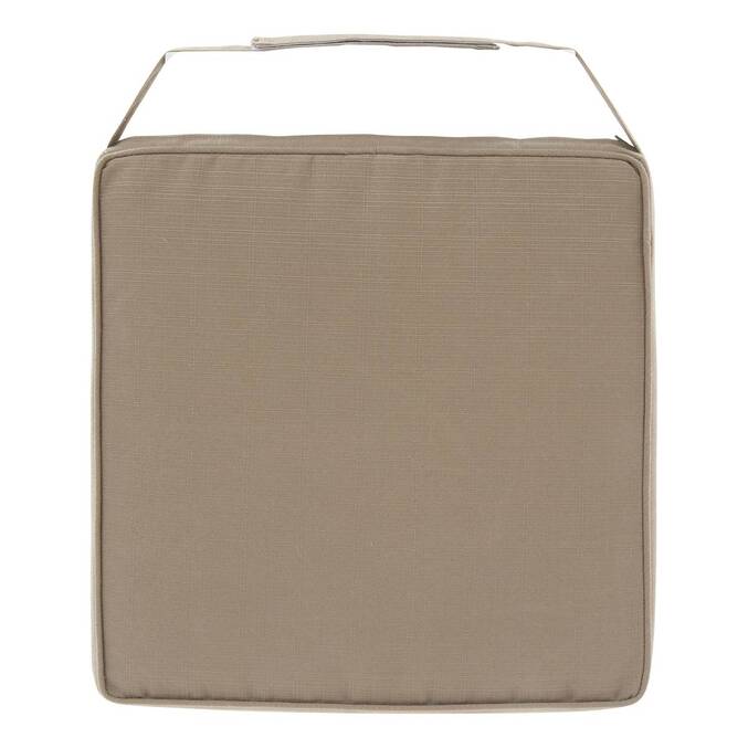 Cojín para silla KORAÏ Café 40 x 40 cm - Poliéster3443