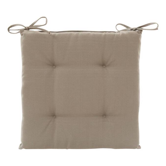 Cojín para silla KORAÏ Café 40 x 40 cm - Poliéster3443