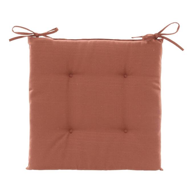 Cojín para silla KORAÏ Caoba 40 x 40 cm - Poliéster3878