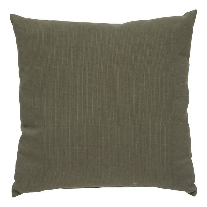 Cojín de exterior KORAÏ Verde laurel 40 x 40 cm - Poliéster3795