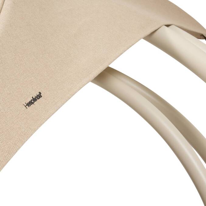 Tumbona MEORIA Beige / Arcilla Texaline, acero tratado con epoxi, aluminio tratado con epoxi3763