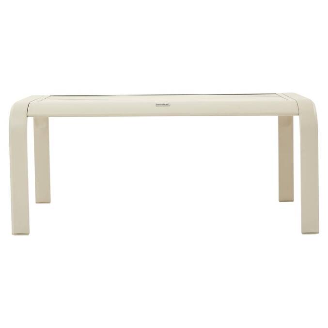 Conjunto de jardín PIAZZA Arcilla 4 plazas - Aluminio tratado con epoxi, Texaline Arcilla
