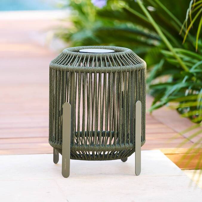 Lámpara de exterior LINY Gris D. 35 cm - Aluminio, Algodón3795
