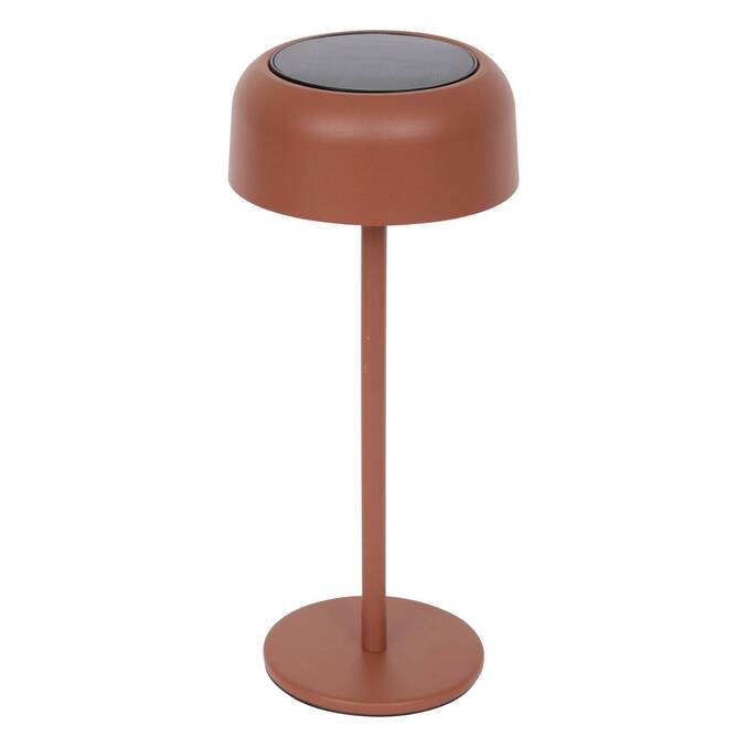 Lámpara solar BOLTY Grafito H.30 cm - Aluminio Marrón Caoba