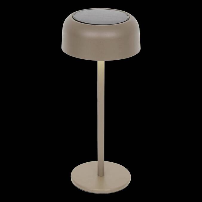 Lámpara solar BOLTY Grafito H.30 cm - Aluminio Café