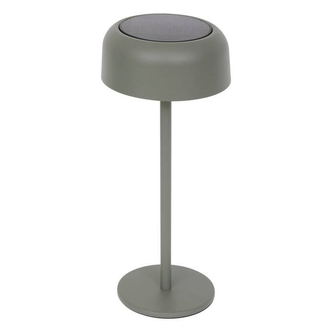 Lámpara solar BOLTY Grafito H.30 cm - Aluminio Laurel