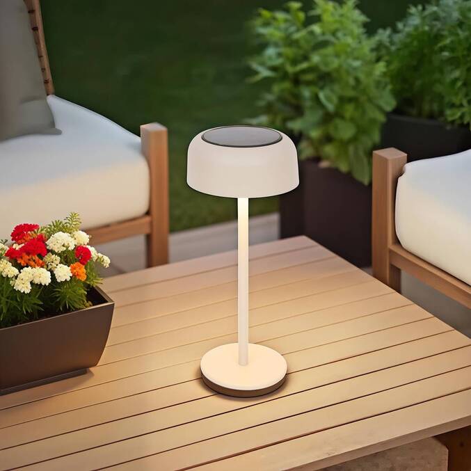 Lámpara solar BOLTY Grafito H.30 cm - Aluminio3704