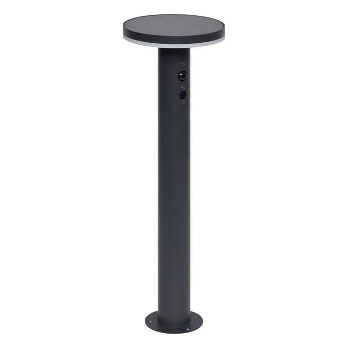 Bolardo solar exterior DETEKT Grafito D.15,5 cm - Aluminio3500