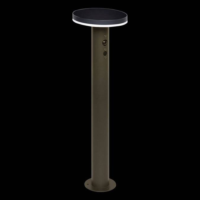 Bolardo solar exterior DETEKT Grafito D.15,5 cm - Aluminio3500