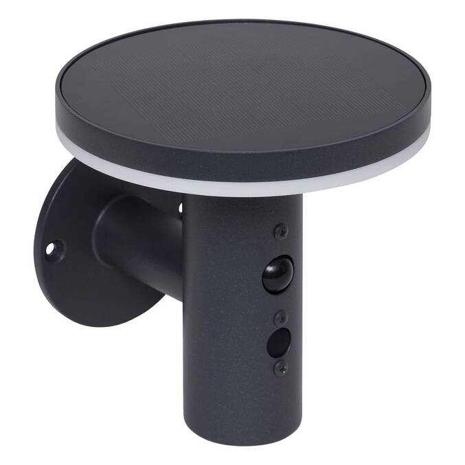 Aplique de pared DETEKT Grafito D.15,5 cm - Aluminio, Policarbonato3500