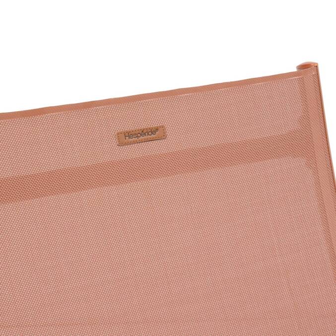 Tumbona SAMBA Caoba 4 posiciones - Aluminio tratado con epoxi, Texaline3878